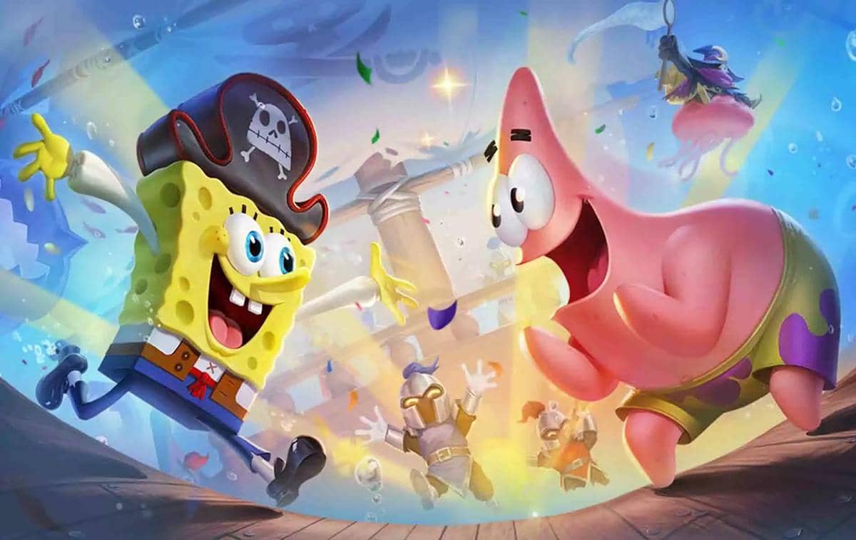 skIn kolaborasi MLBB x SpongeBob