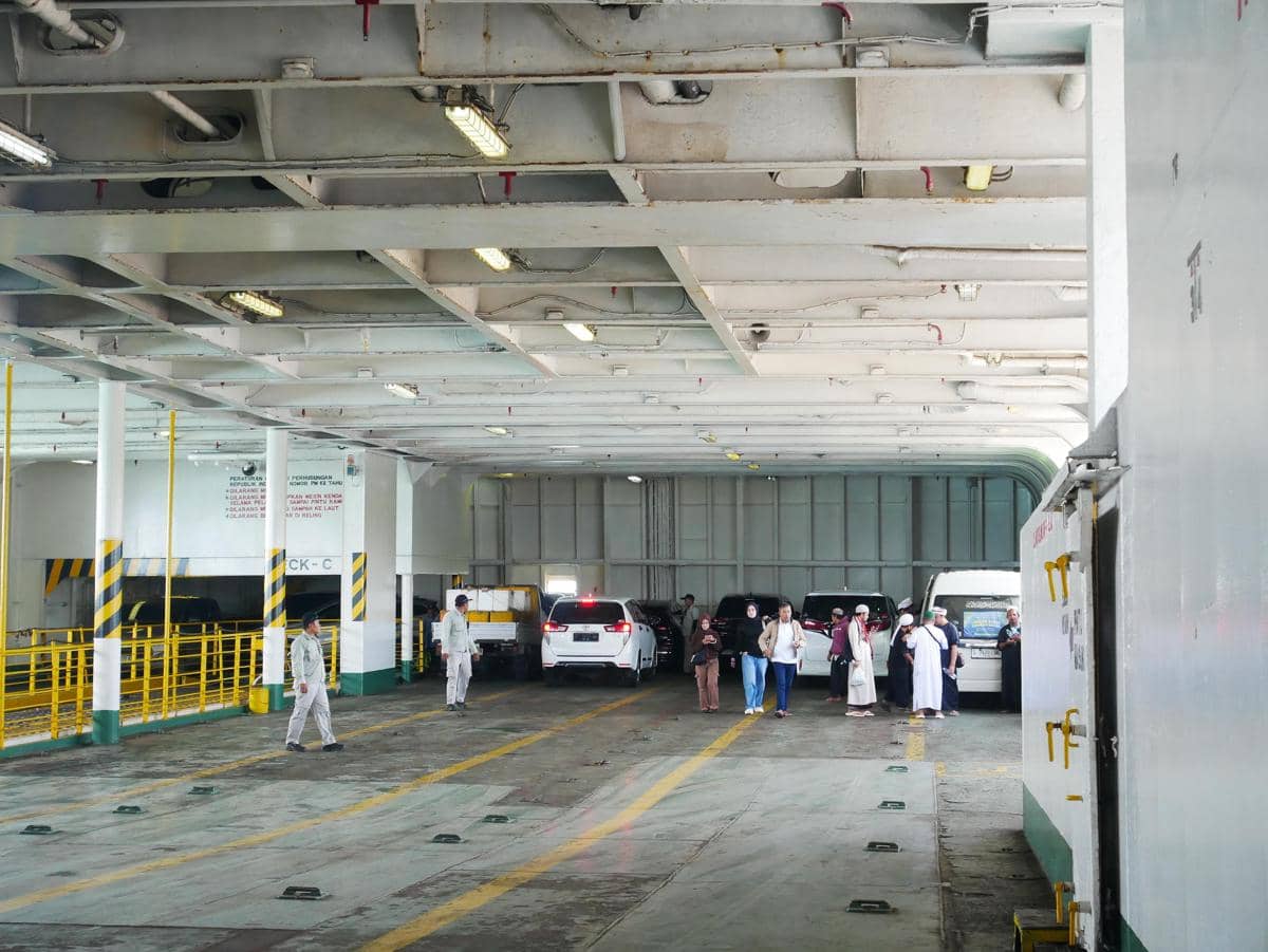 Penampakan Dermaga Eksekutif baru di lintasan penyeberangan Pelabuhan Bakauheni-Merak