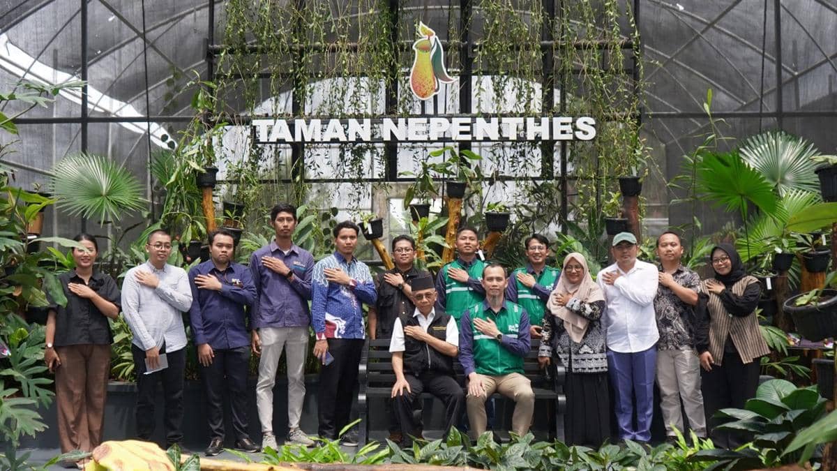 Institut Teknologi Sumatera (Itera) bersama PT PLN Nusantara Power UP berkolaborasi mengembangkan Taman Nepenthes atau Taman Kantong Semar di Kebun Raya Itera