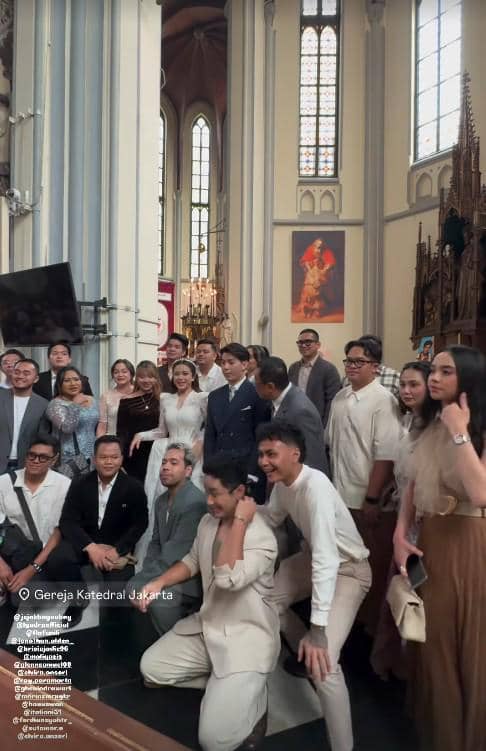 Artis di Pemberkatan Pernikahan Brisia Jodie dan Alden (instagram.com/brisiajodie96)