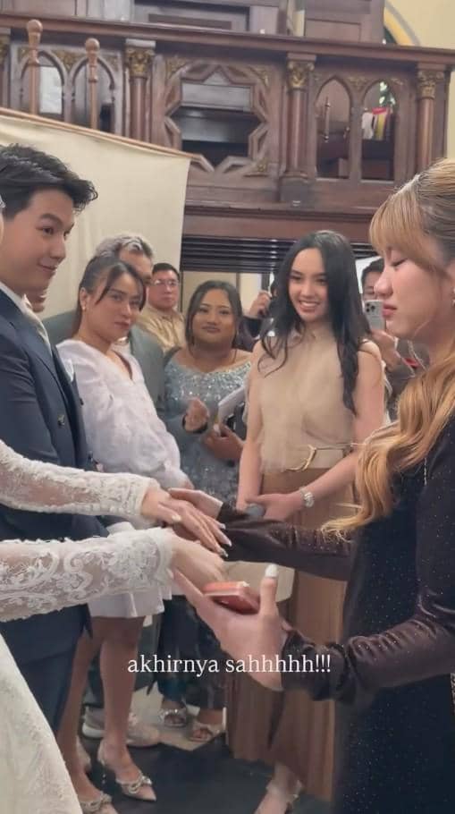 Artis di Pemberkatan Pernikahan Brisia Jodie dan Alden (instagram.com/brisiajodie96)