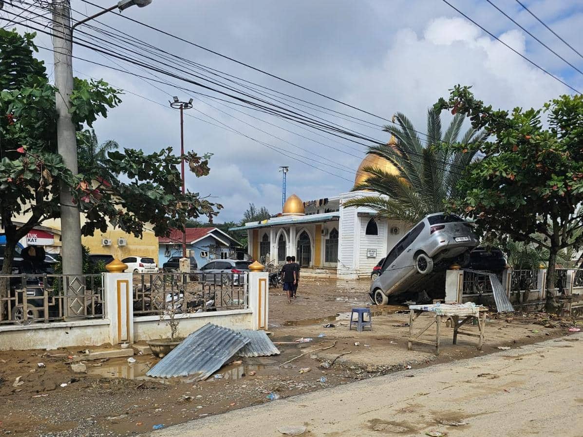 Kondisi Aceh Tamiang, Rabu (3/12/2025) usai dihantam banjir dan longsor (dok.warga untuk IDN Times)