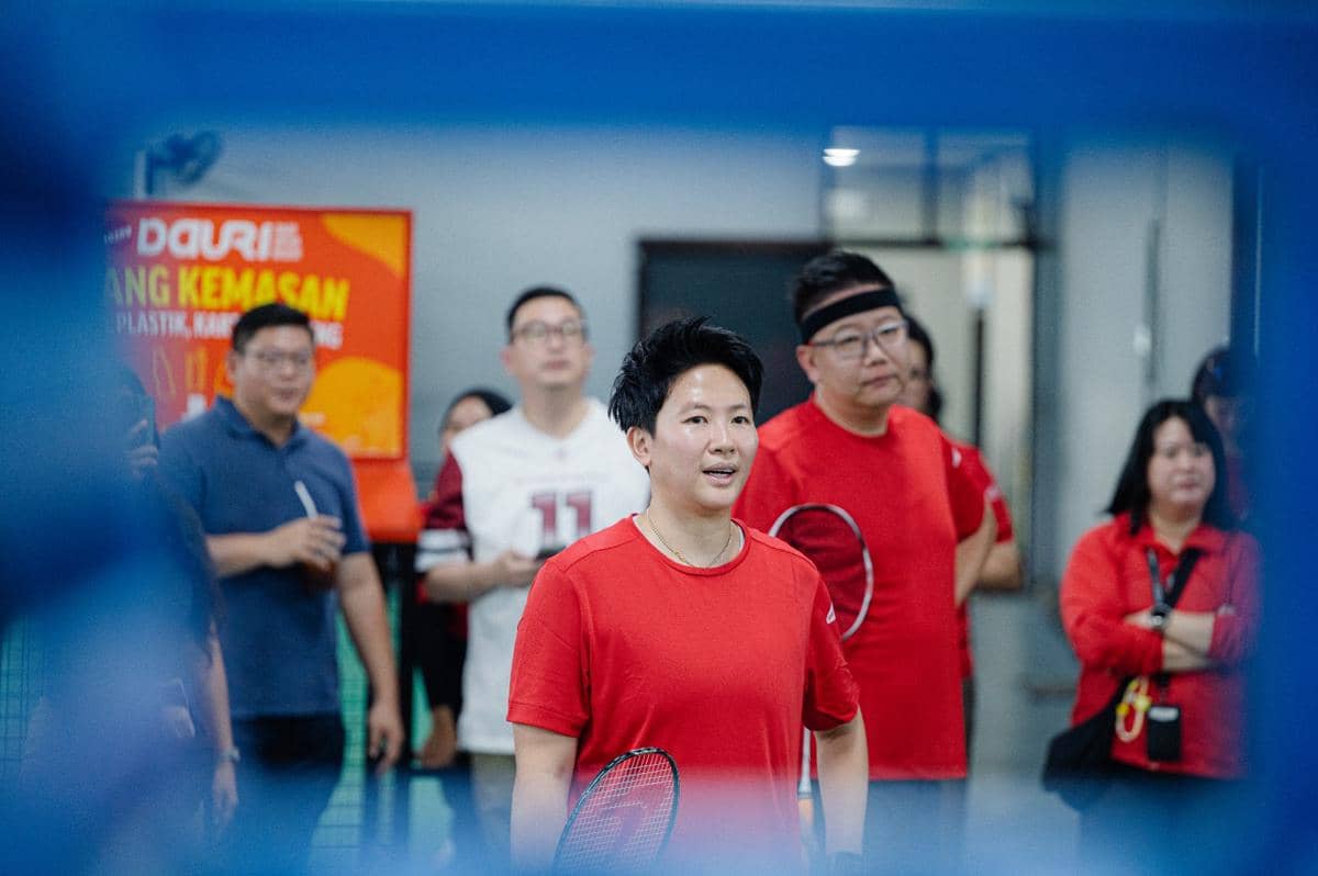 Liliyana Natsir beri sesi latihan ekslusif di Community Clinic Series