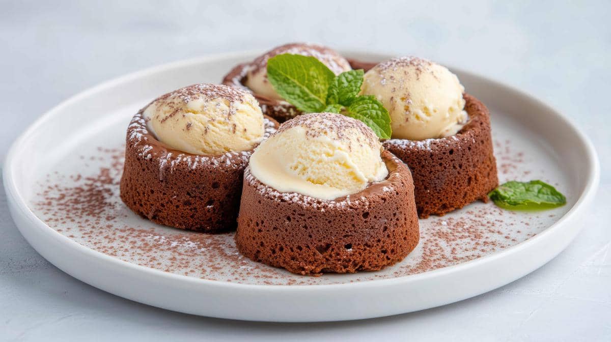 Molten lava cake
