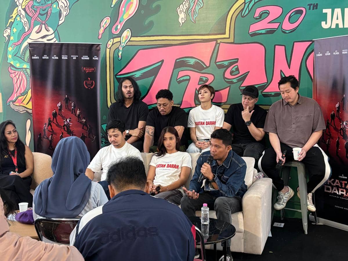 Jumpa pers film Ikatan Darah dalam agenda JAFF 2025 di XXI Empire Yogyakarta, Rabu (3/12/2025). (IDN Times/Herlambang Jati Kusumo)