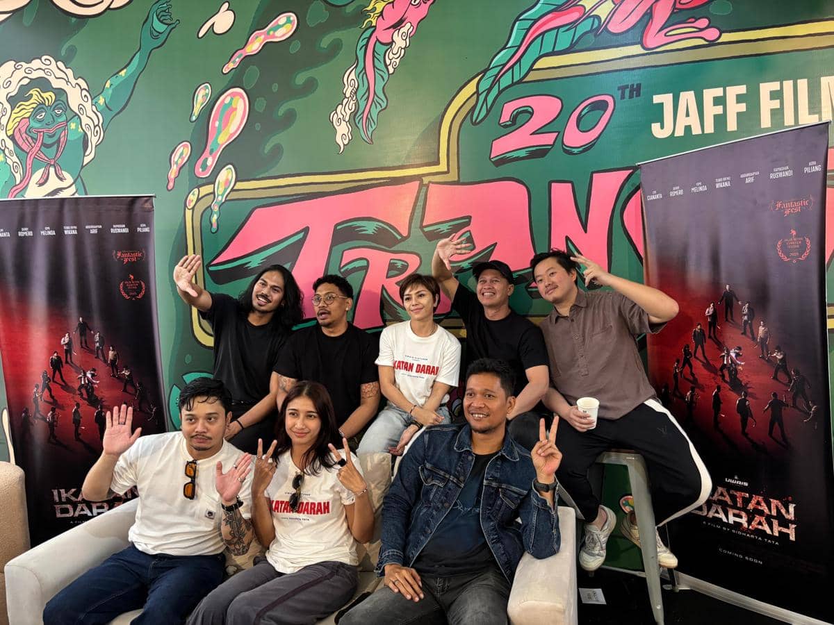 Jumpa pers film Ikatan Darah dalam agenda JAFF 2025 di XXI Empire Yogyakarta, Rabu (3/12/2025). (IDN Times/Herlambang Jati Kusumo)