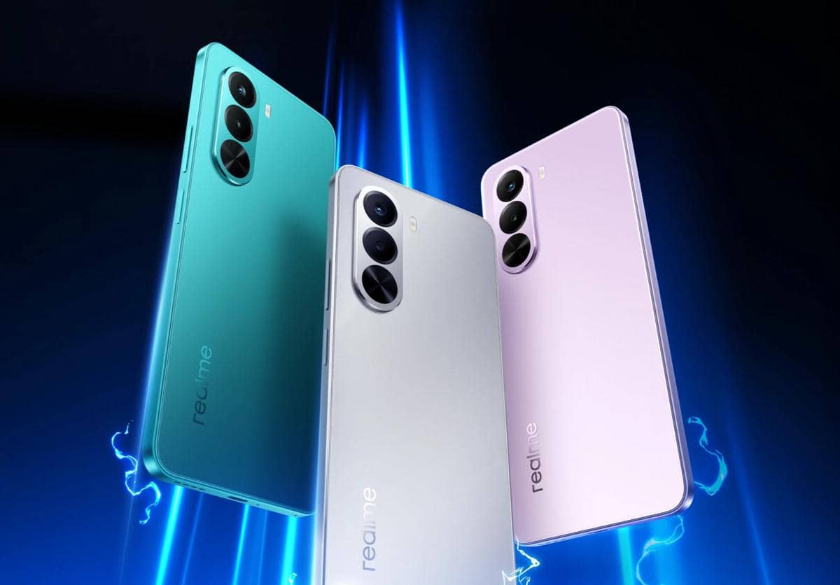 tiga opsi warna realme P4x 5G