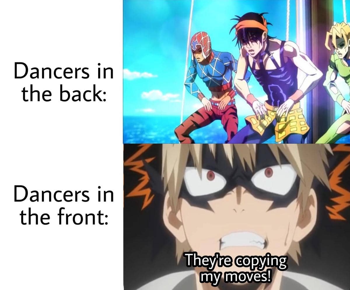meme anime tentang menari