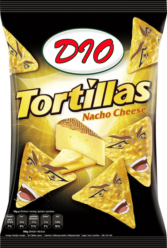 meme anime tentang keripik kentang