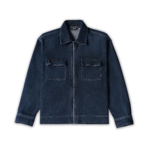 Arholma Studios Denim Zip Jacket Hiraeth Savage Blue
