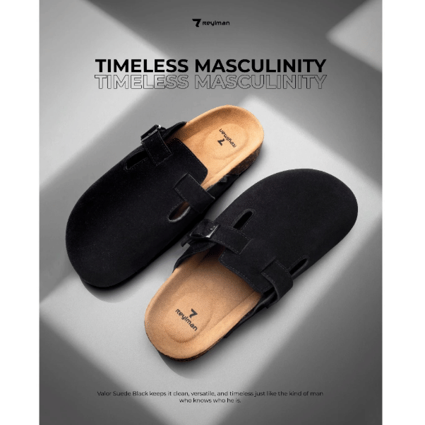 Reyl Man Valor Suede Black