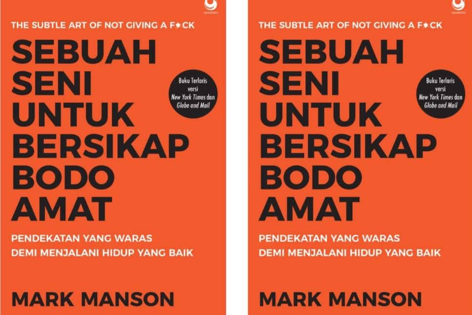 buku Sebuah Seni untuk Bersikap Bodo Amat oleh Mark Manson