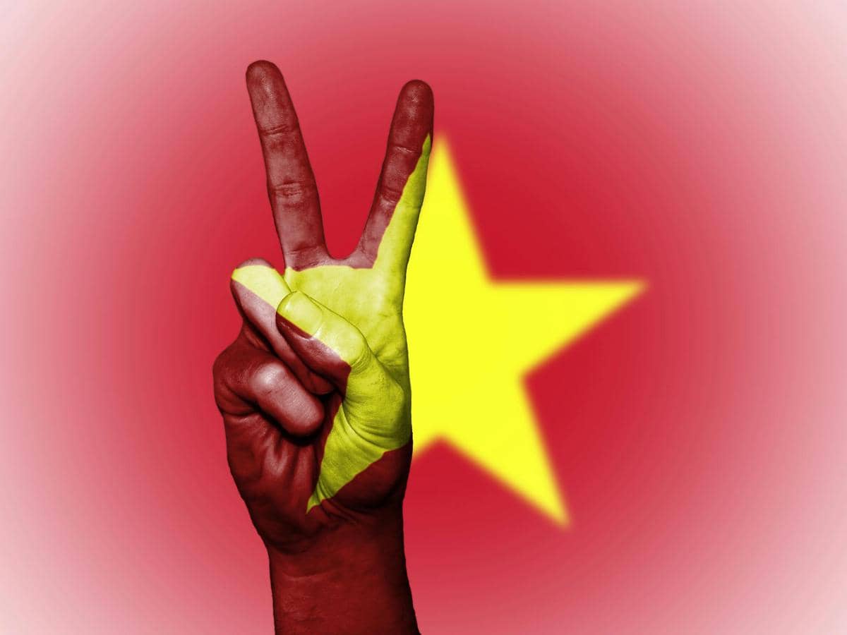 ilustrasi bendera Vietnam