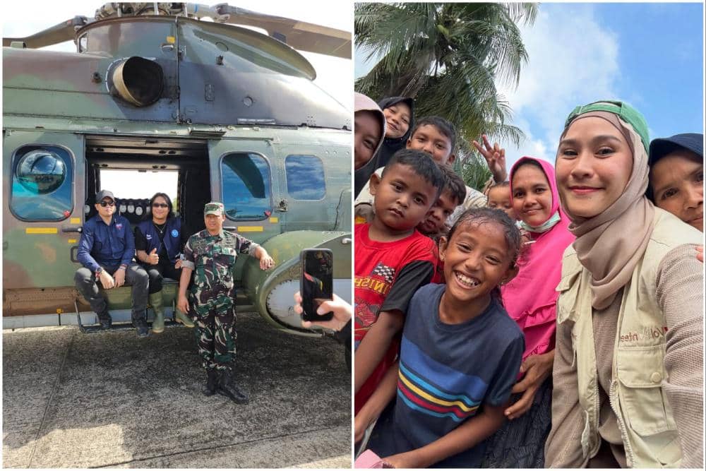 kolase foto Praz Teguh dan Zaskia Adya Mecca
