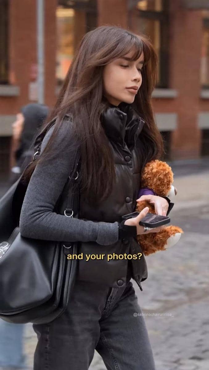 OOTD Sabrina Chairunnisa saat di New York