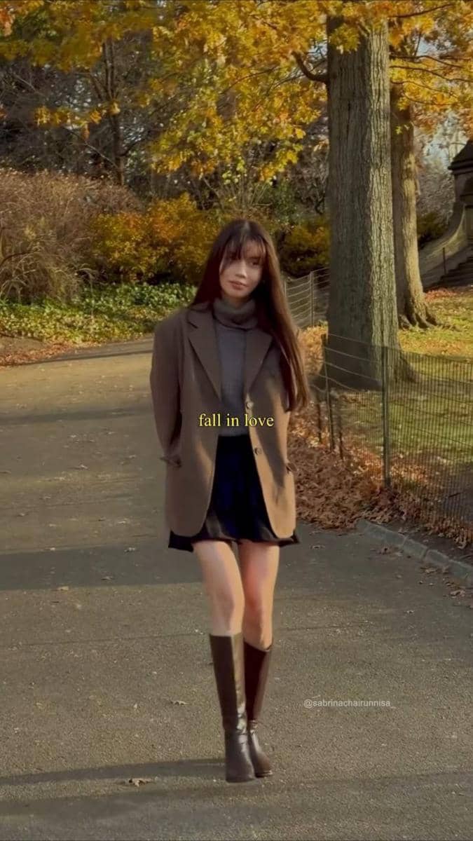 OOTD Sabrina Chairunnisa saat di New York