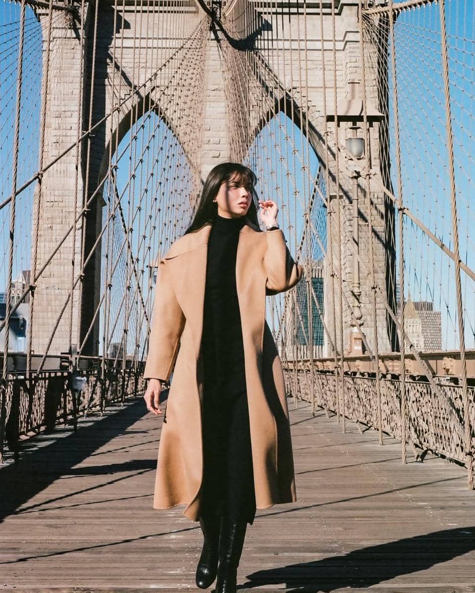 OOTD Sabrina Chairunnisa saat di New York