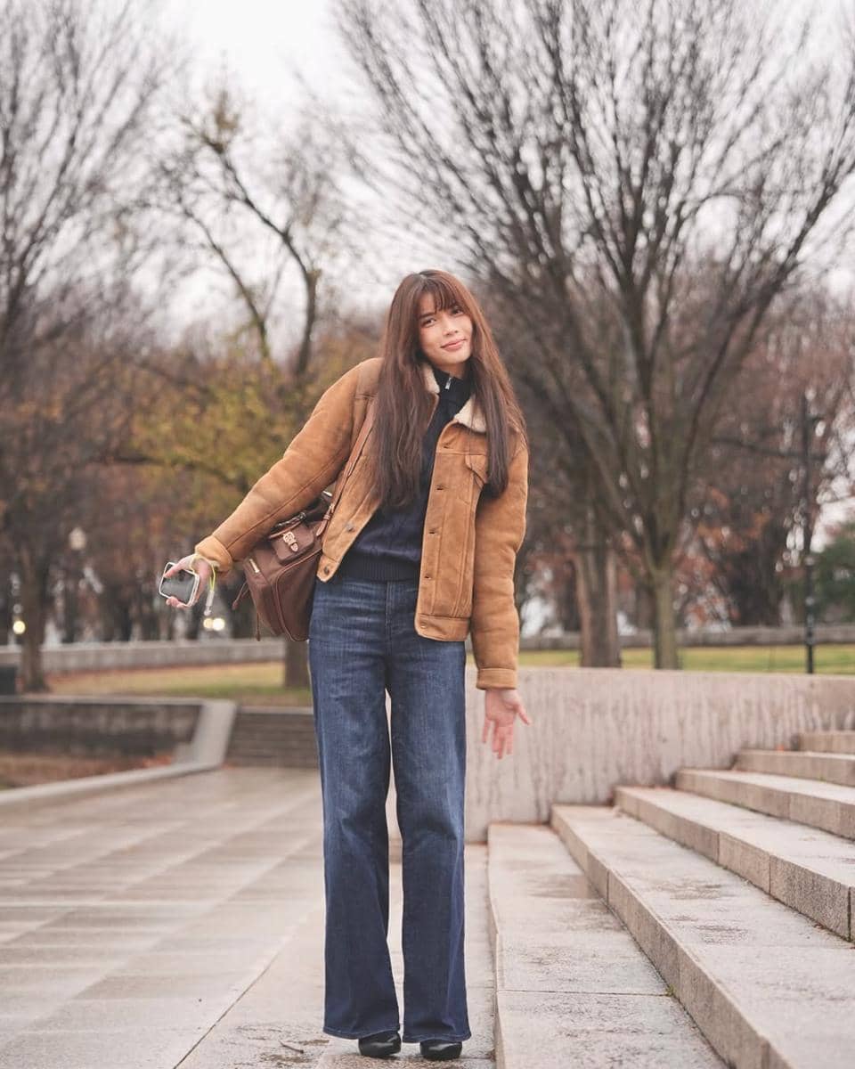 OOTD Sabrina Chairunnisa saat di New York