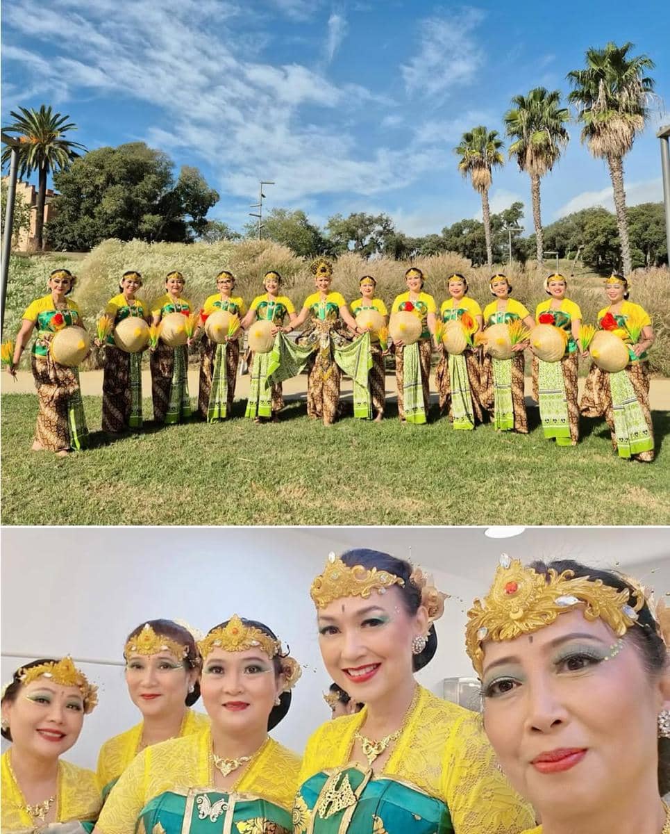 Ira Wibowo tampil menari di Barcelona