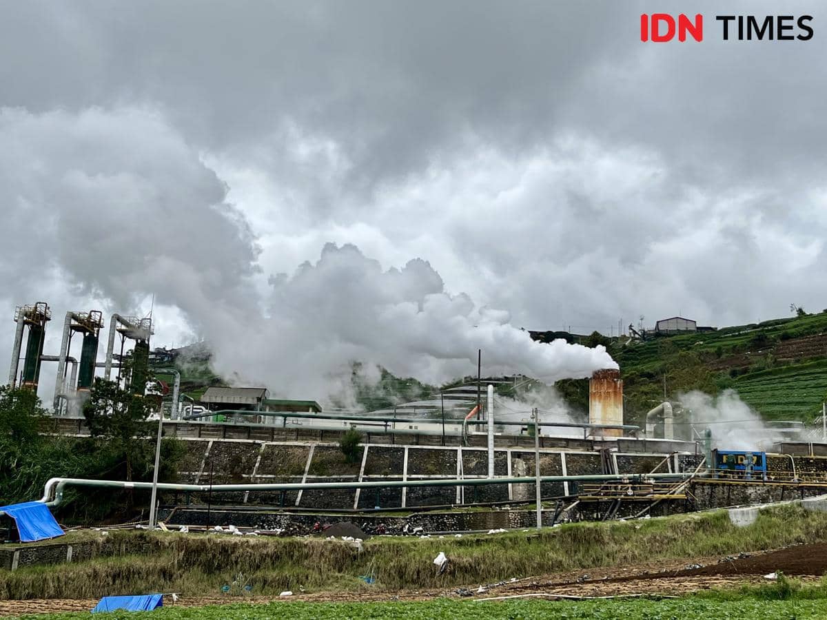 Pembangkit Listrik Tenaga Panas Bumi (PLTPB) atau Geotermal di Banjarnegara. (IDN Times/Dhana Kencana)