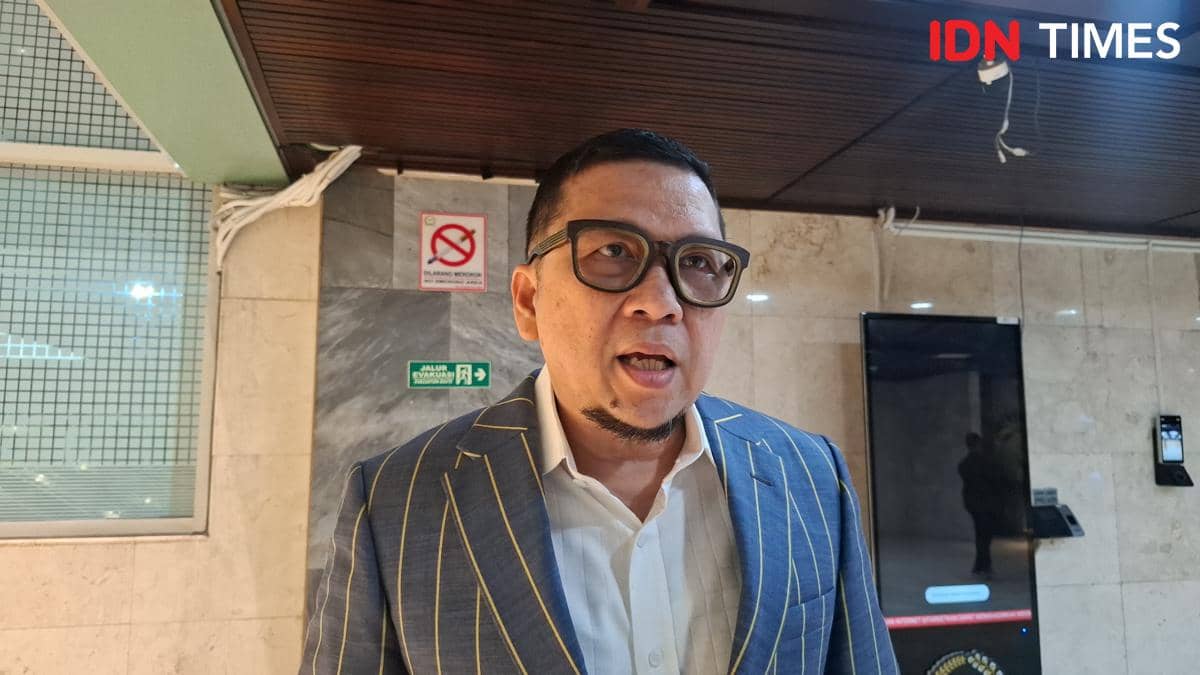 Waketum Partai Golkar Ahmad Doli Kurnia di Komplek Parlemen, Jakarta.  (IDN Times/Amir Faisol)