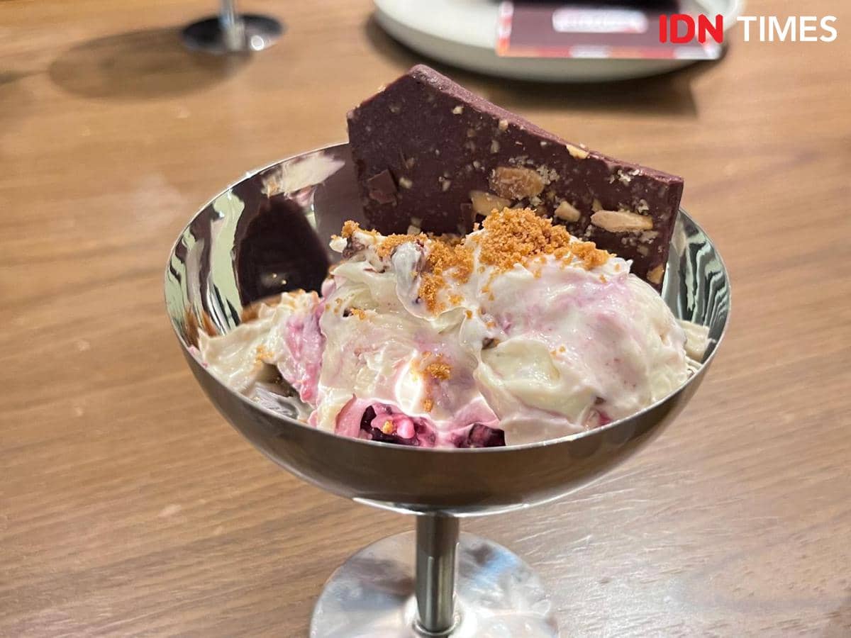 Potret White Chocolate Scoop Cheesecake, Markette, Grand Indonesia, Jakarta Pusat