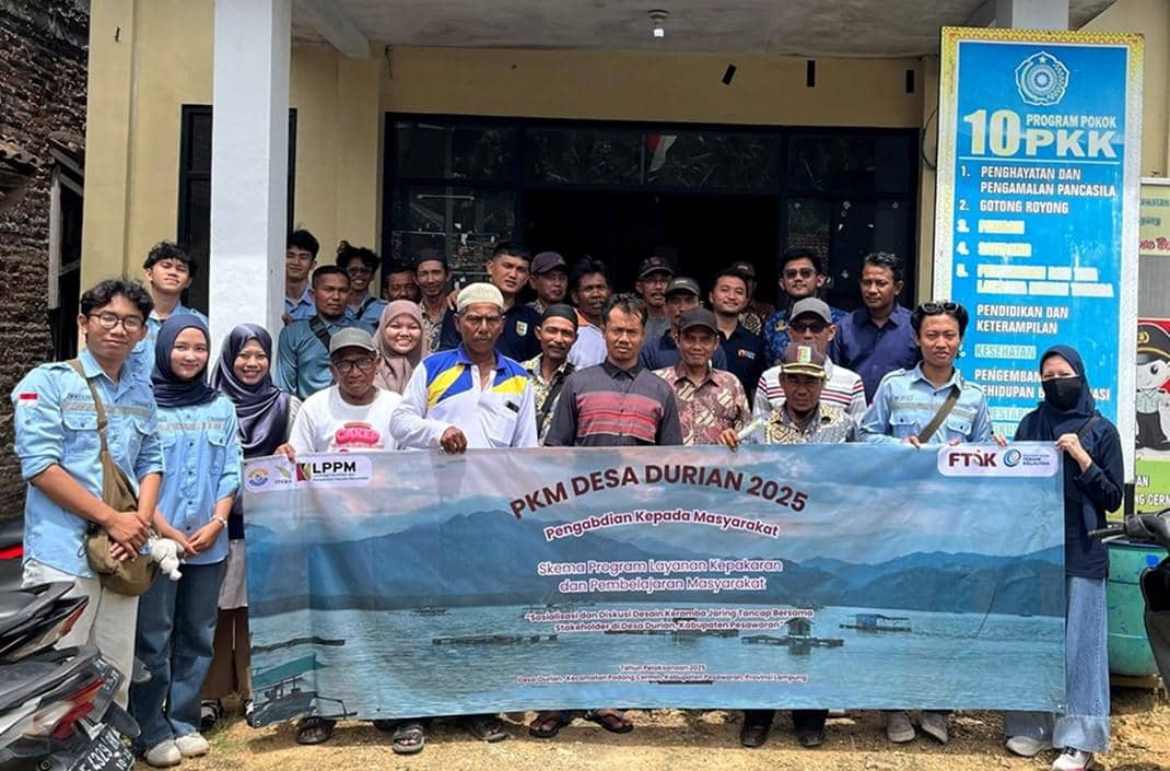 Mahasiswa Prodi Teknik Kelautan Institut Teknologi Sumatera (Itera) kembangkan inovasi desain keramba jaring tancap tahan lama dan efisien untuk mendukung budidaya perikanan pesisir