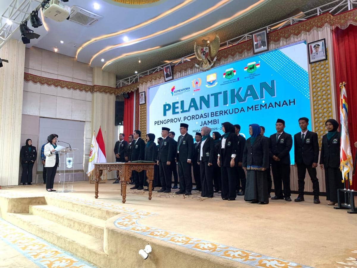 Pelantikan Pengprov Pordasi Berkuda Memanah Jambi