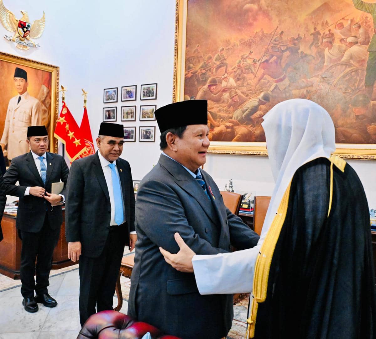 Pertemuan Prabowo dan Sekjen Liga Muslim Dunia, Syaikh Dr. Muhammad Abdul Karim Al-Issa