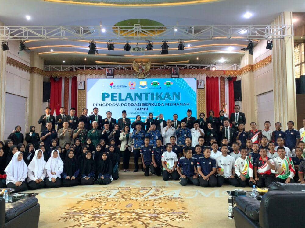 Pelantikan Pengprov Pordasi Berkuda Memanah Jambi