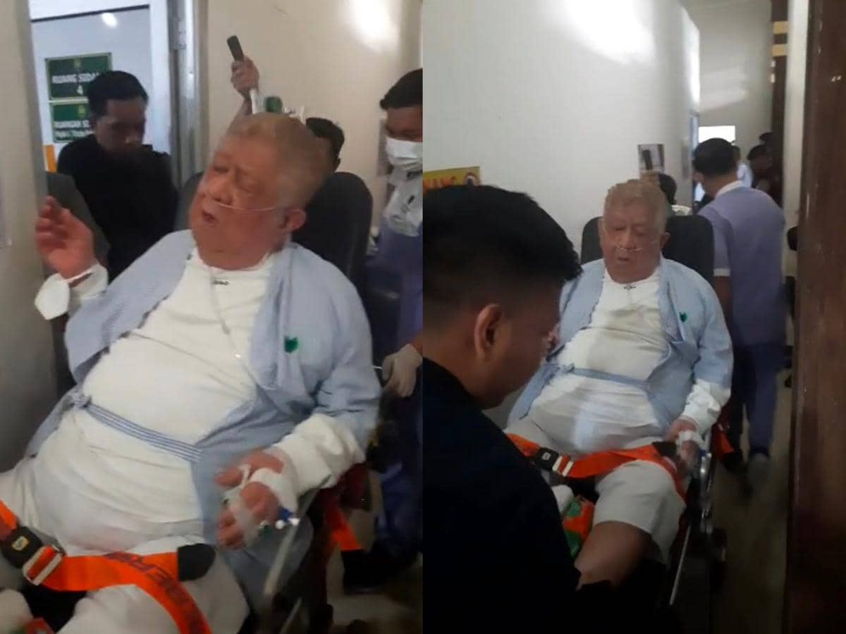 Sidang perdana Haji Halim di PN Palembang.