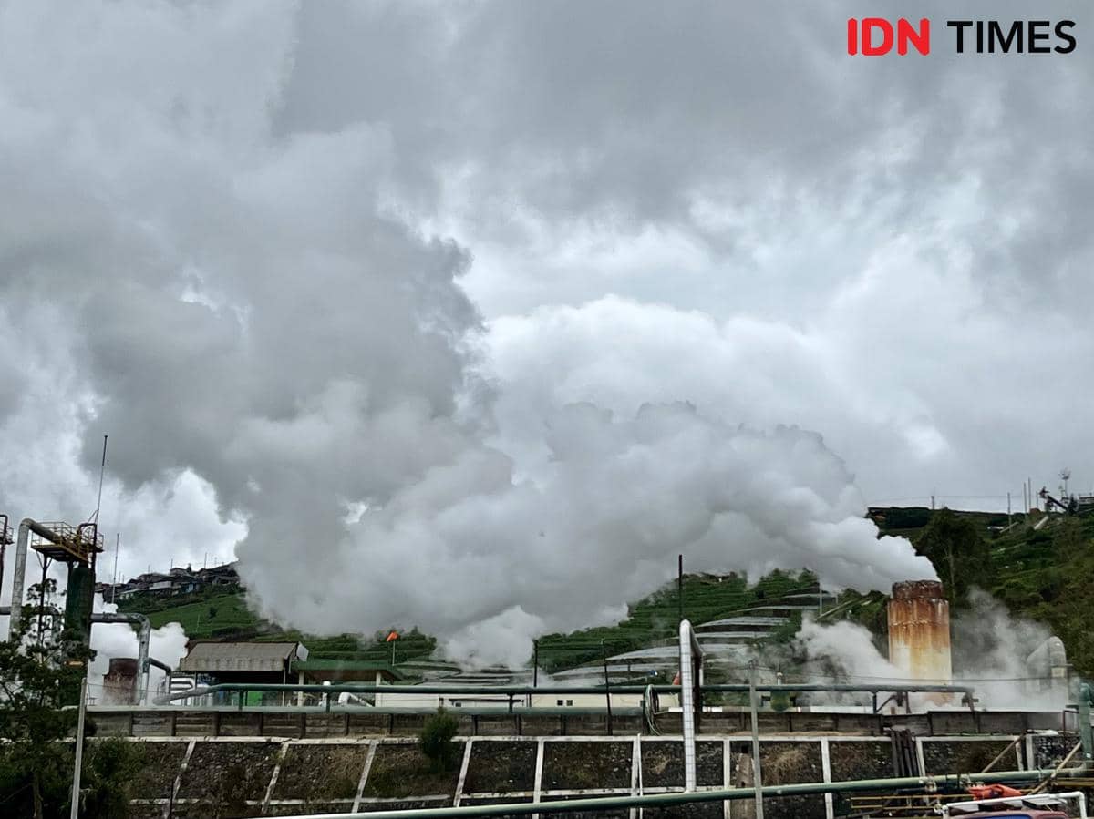 Pembangkit Listrik Tenaga Panas Bumi (PLTPB) atau Geotermal di Banjarnegara. (IDN Times/Dhana Kencana)