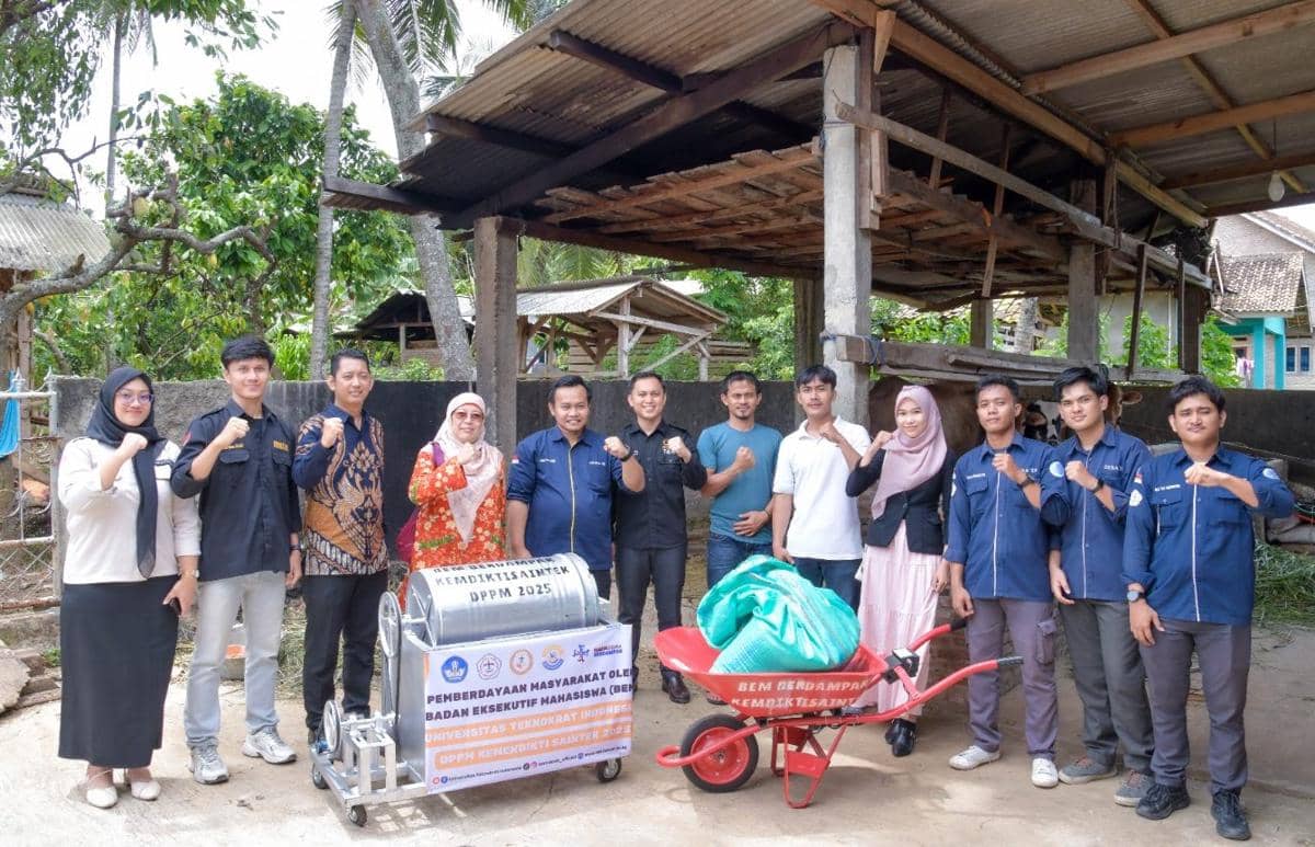BEM Teknorat Adakan Program Inovasi Bertajuk Digital Smart Cow Farming Technology di Desa Rawi, Kecamatan Penengahan, Kabupaten Lampung Selatan