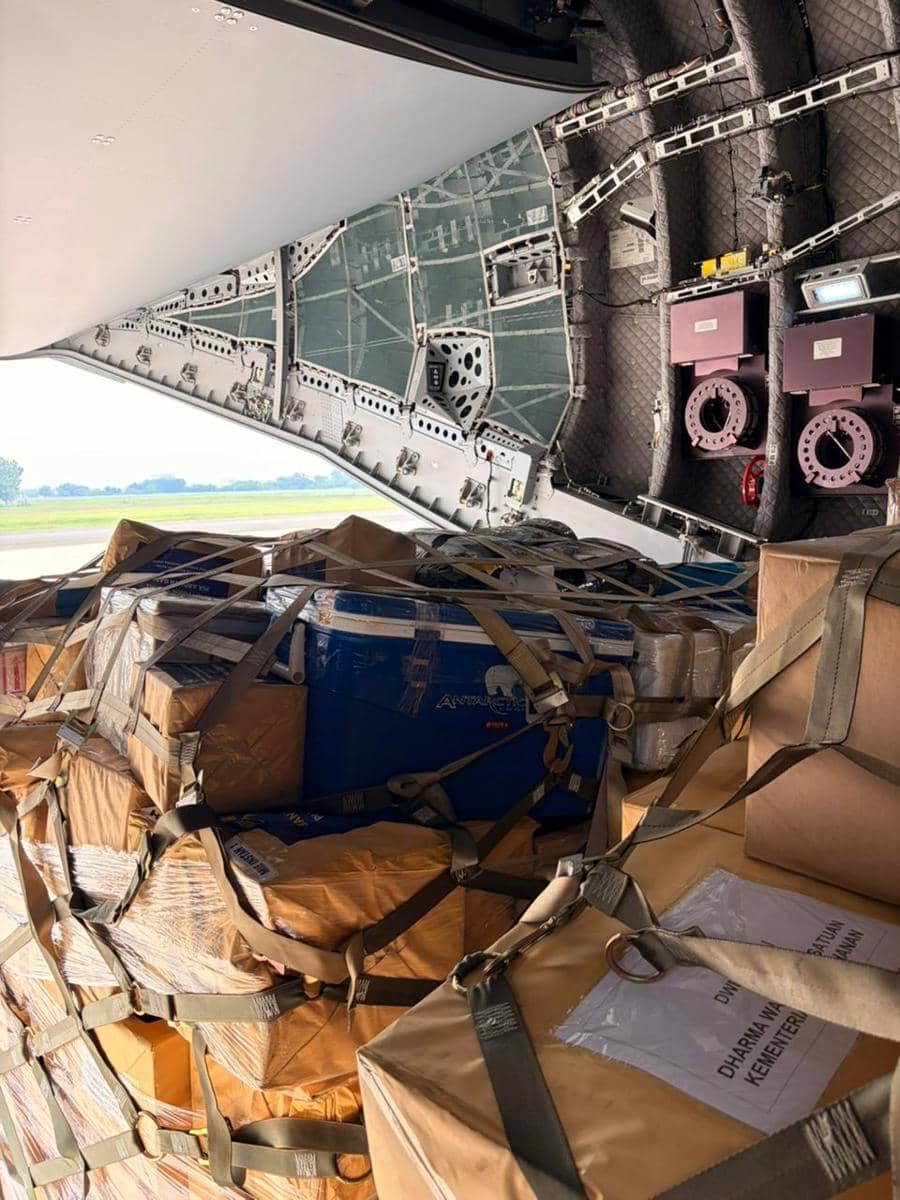 Pengiriman 485 kantong darah ke wilayah terdampak bencana di Aceh. (Dok. PMI)