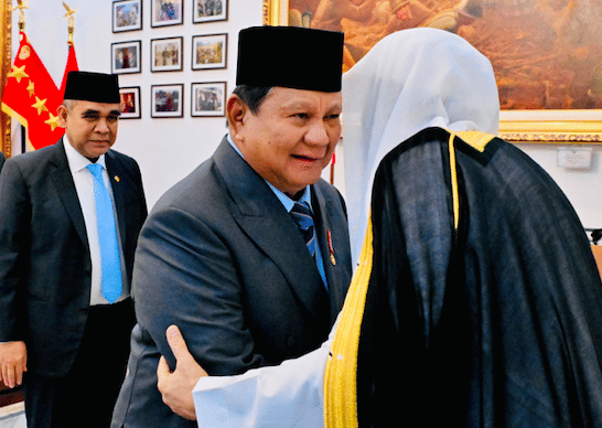 Pertemuan Prabowo dan Sekjen Liga Muslim Dunia, Syaikh Dr. Muhammad Abdul Karim Al-Issa