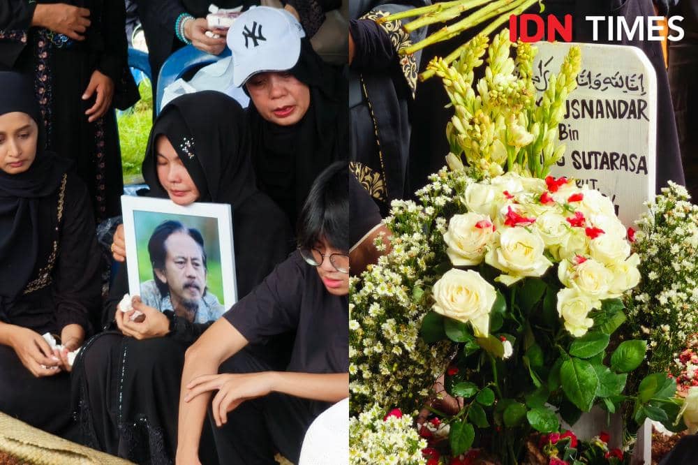 Momen pemakaman Epy Kusnandar, Kamis (4/12/2025)