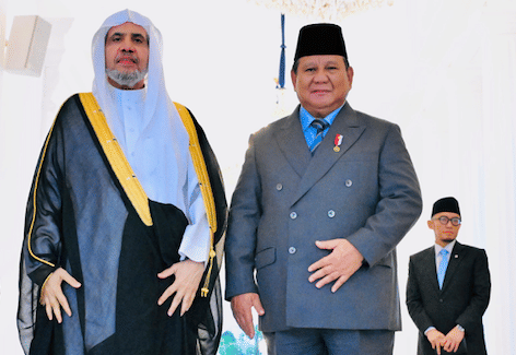 Pertemuan Prabowo dan Sekjen Liga Muslim Dunia, Syaikh Dr. Muhammad Abdul Karim Al-Issa
