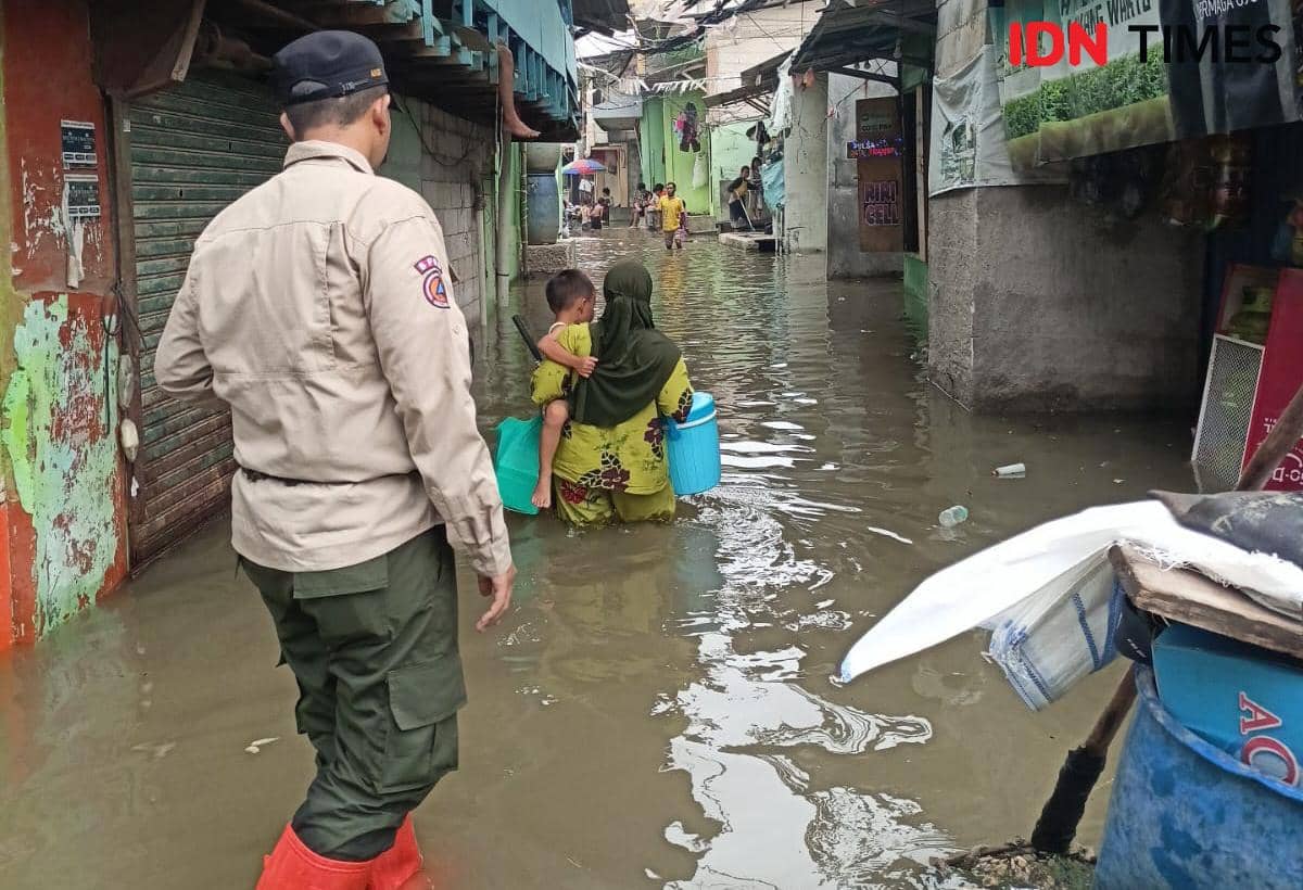 Banjir rob di Jakarta