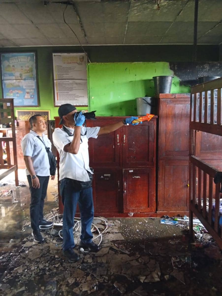 Asrama MTs 2 Jembrana Terbakar