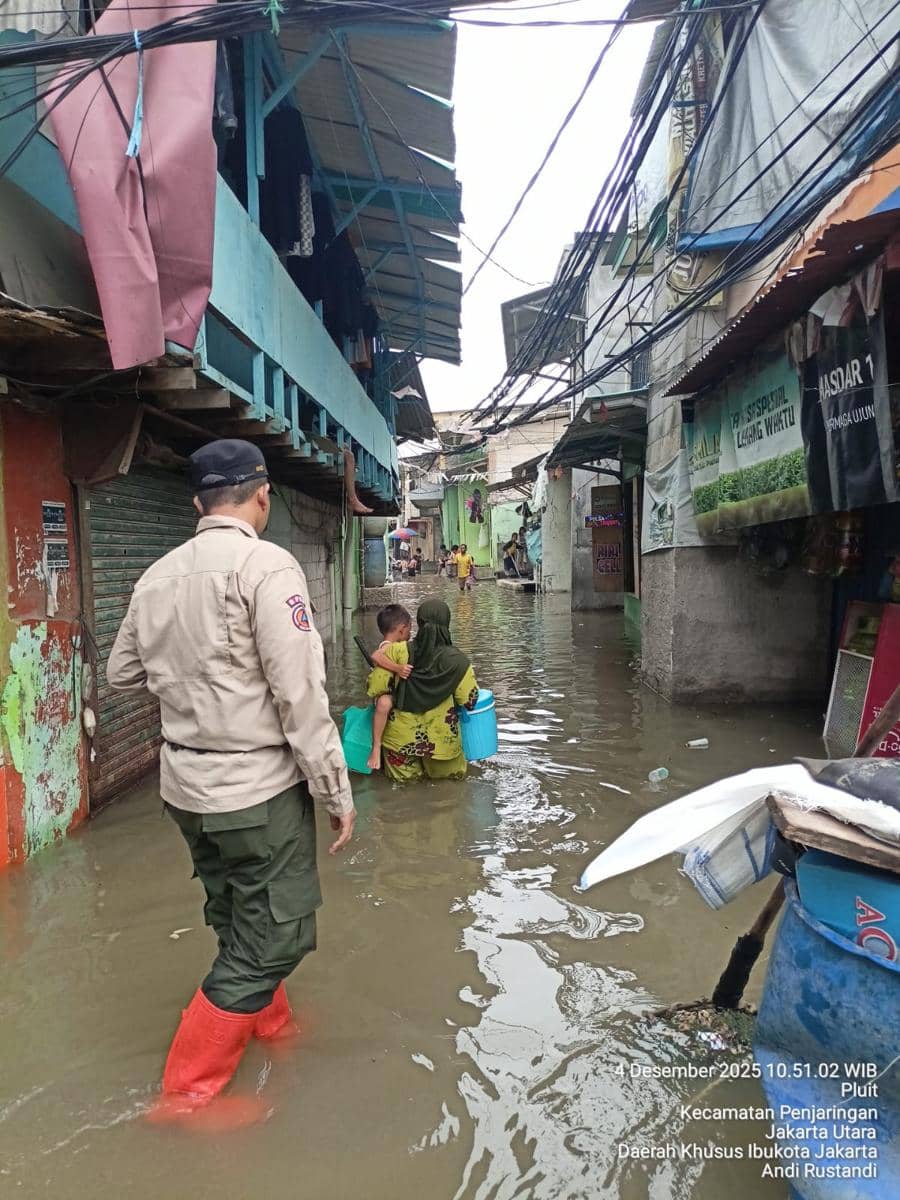 Banjir rob di Jakarta