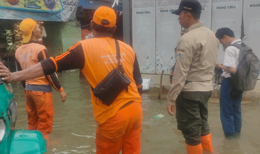 Banjir rob di Jakarta