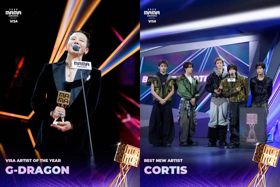 G-Dragon dan CORTIS di MAMA Awards 2025