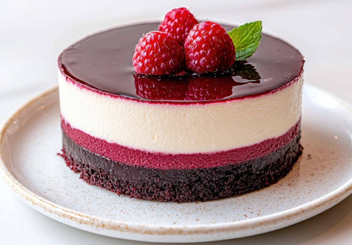 raspberry mousse cake