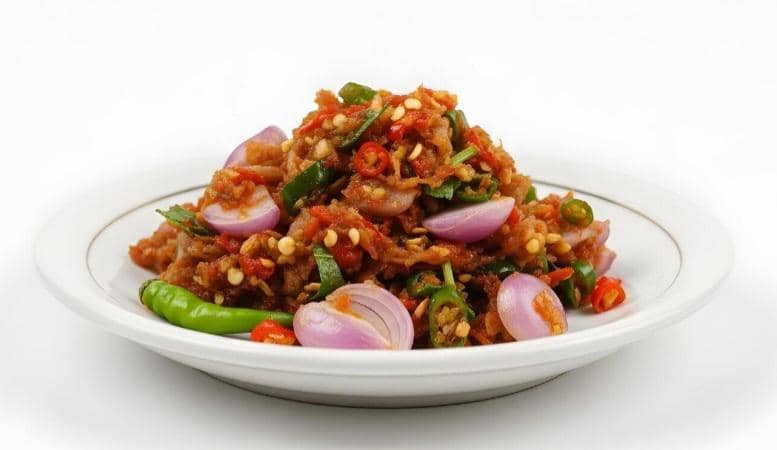 ilustrasi sambal matah