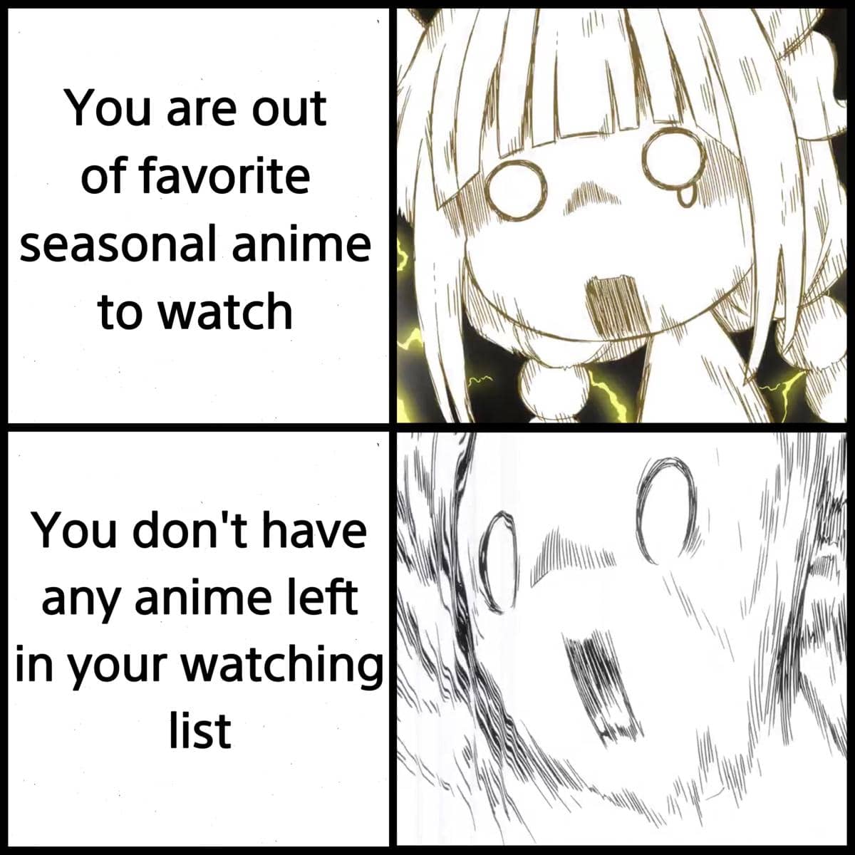 meme anime tentang depresi