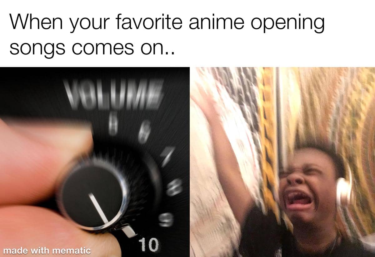 meme anime tentang menyanyi