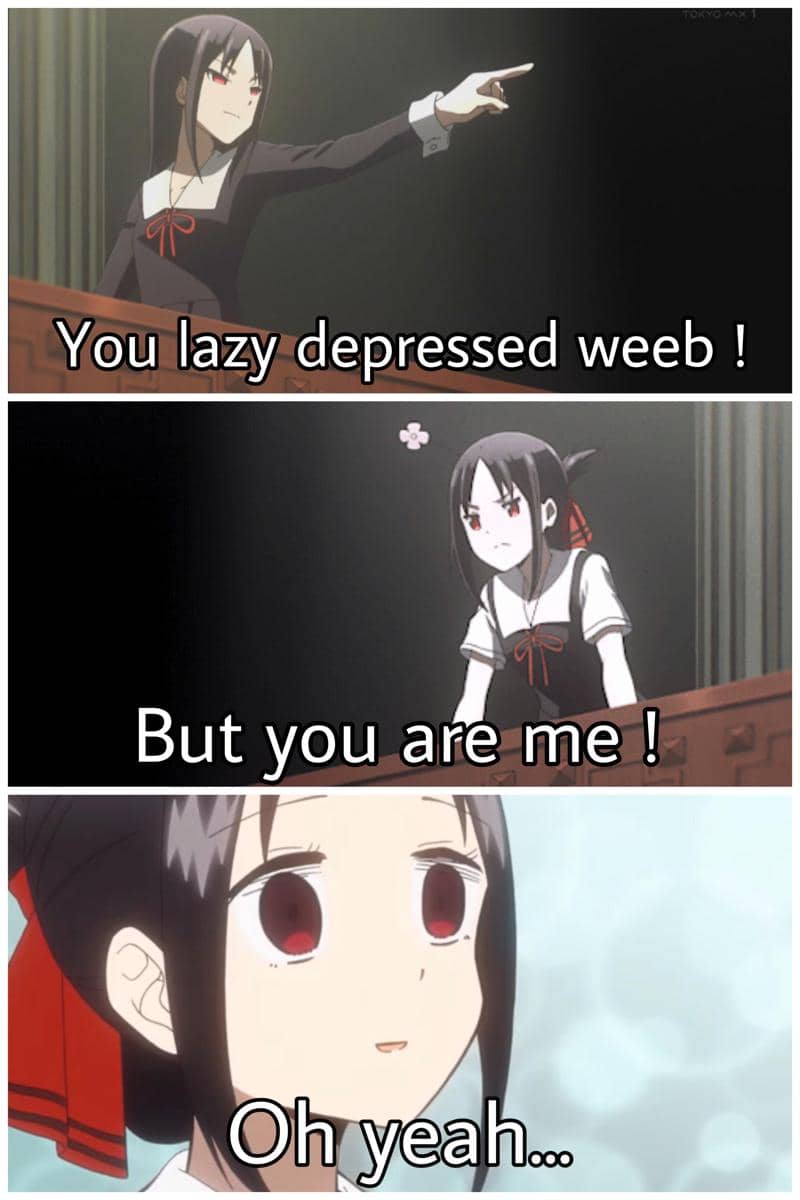 meme anime tentang depresi