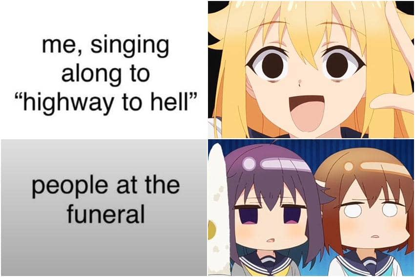 meme anime tentang menyanyi
