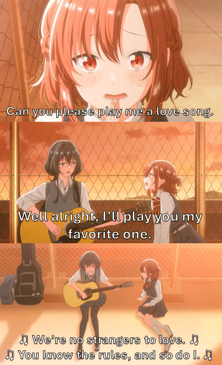 meme anime tentang menyanyi