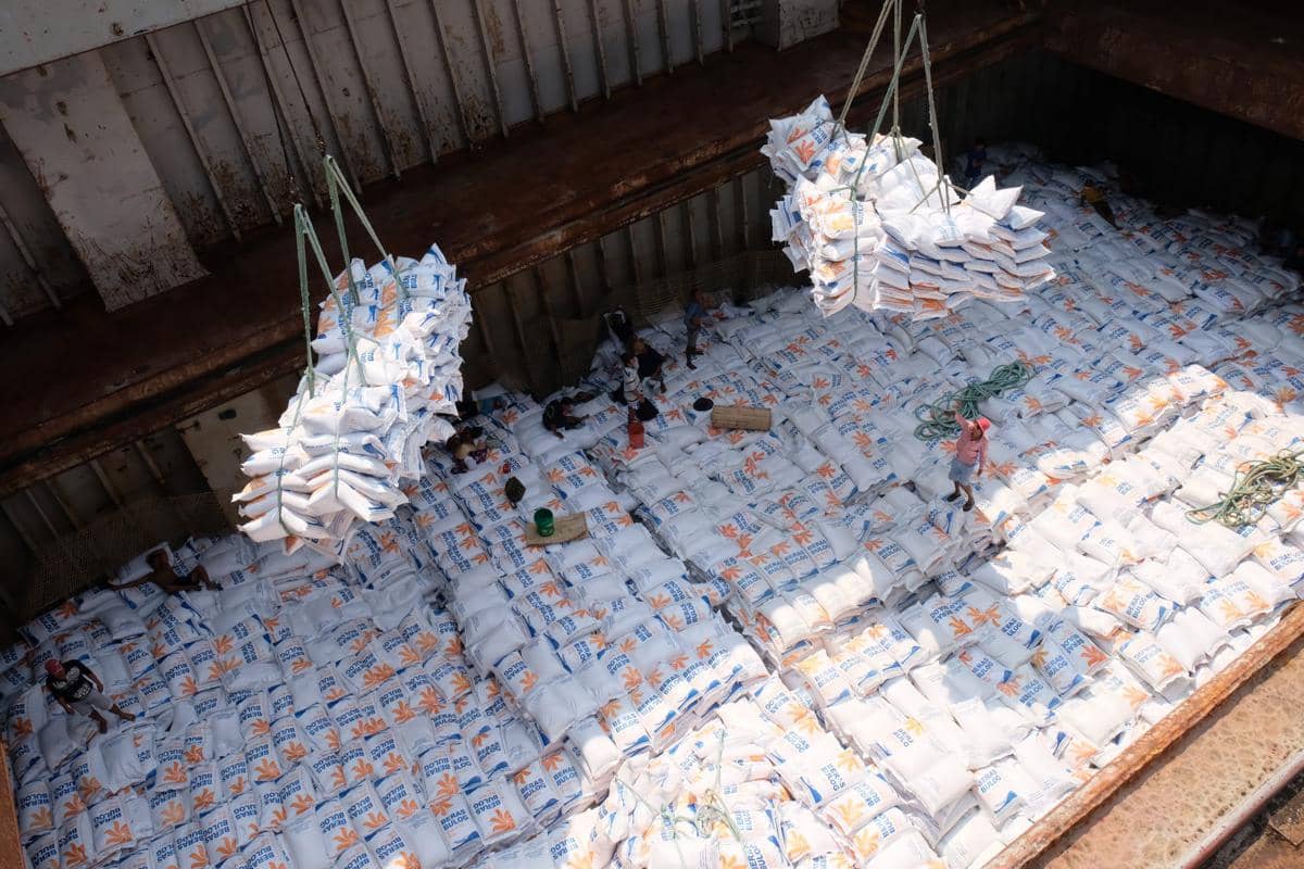 ilustrasi beras Bulog